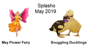 May Flower Fairy and Snuggling Ducklings